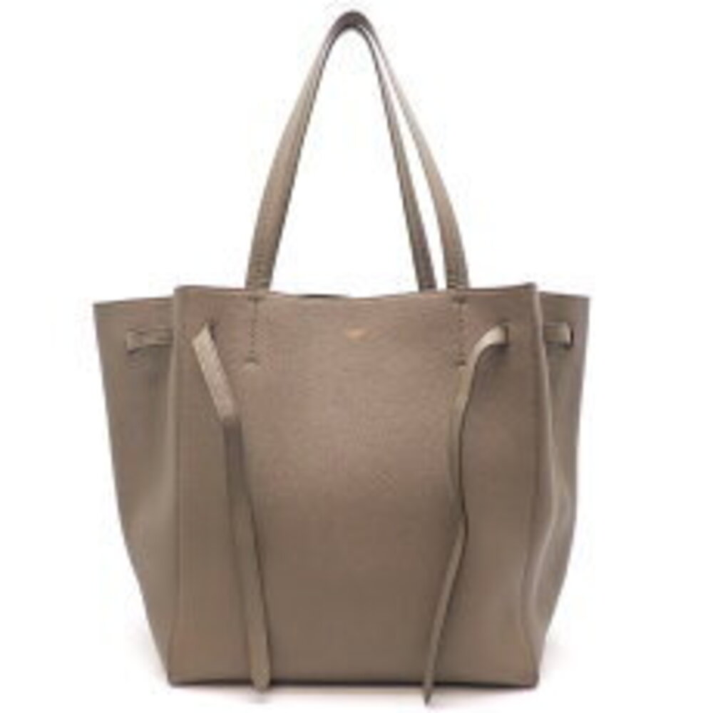 Celine Cabas Phantom Shoulder Bag Taupe Calfskin - Picture 1 of 9